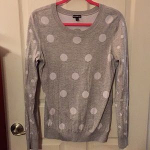 Express Polka Dot Sweater